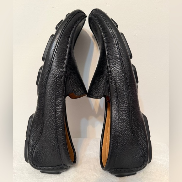 Mercanti Fiorentini Men\'s Size 11  Relax Black Leather Loafers